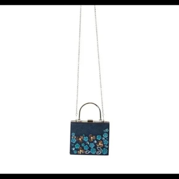Embellished Floral Crossbody Clutch|ONE AVAILABLE! - Picture 3 of 3